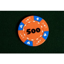 Žetony na poker Funky hodnota 500 - 25 ks