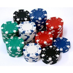 Poker set 100 ks - motiv kostky + nosič