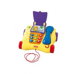 Mattel Fisher Price Mluvící tahací telefon (CZ/ANG)