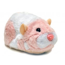 Zhu Zhu Pets Křeček Jilly (růžovobílý)