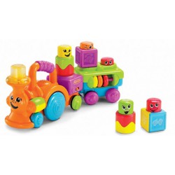 Mattel Veselý vláček s překvapením Fisher Price