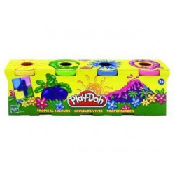 Play-doh Modelína tropické barvy 4 ks HASBRO