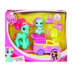 MLP - hrací set - 2 ponící a auto HASBRO