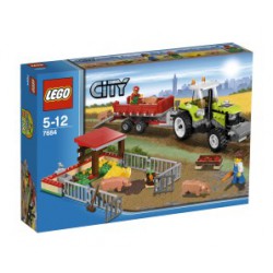 LEGO CITY 7684 Vepřín a traktor