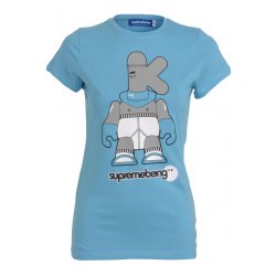 SUPREMEBEING - K-bod triko cyan