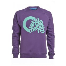 SUPREMEBEING - Dyslexic mikina purple