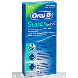 Oral-B Superfloss (dentální nit ideální pro fixní aparát)