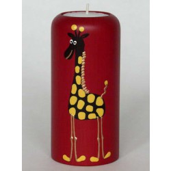 Svícen žirafa červená