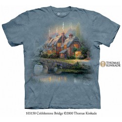 Tričko Thomas Kinkade - COBBLESTONE BRIDGE