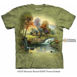 Tričko Thomas Kinkade - MOUNTAIN RETREAT