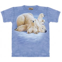 Dětské tričko s ledním medvědem - POLAR BEAR LOUNGING*