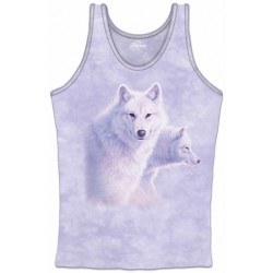 Dámské tílko s vlkem - GRACEFUL WHITE WOLVES TOP