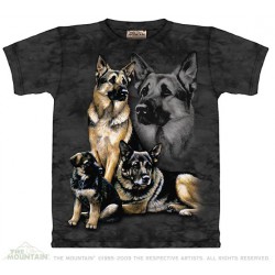 Tričko se psem, německým ovčákem - GERMAN SHEPARDS