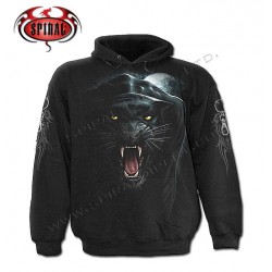 Dětská mikina s kapucí s panterem - MIDNIGHT PANTHER HOODIE*