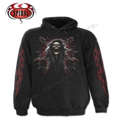 Dětská mikina s kapucí se smrtkou - HELL ROCK HOODIE*