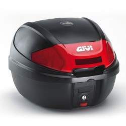 E 300G730 kufr GIVI se stříbrným víkem (Monolock s vlastní plotn