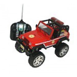 RC Jeep hasiči s dobíječkou