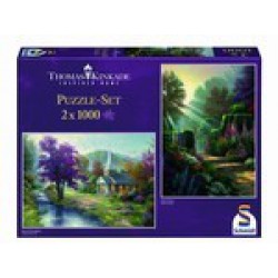 Puzzle 1000 d.  T.Kinkade - 2 obrázky