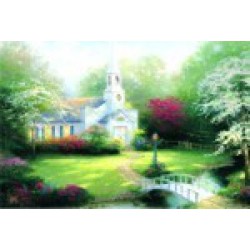 Puzzle 500 d. - T.Kinkade - Kostel