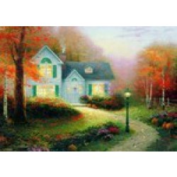 Puzzle 1000 d.  Thomas Kinkade - Domek