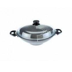 pánev wok 32 cm 2 ucha SKK Titan Durit INDUKCE + Dárek zdarma