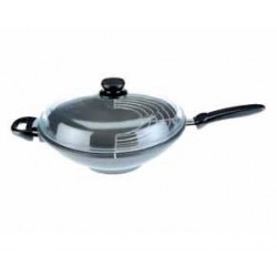 pánev wok 32 cm ucho ručka SKK Titan Durit INDUKCE + Dárek zdarma