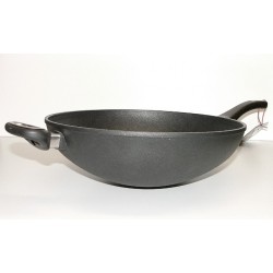 pánev wok AMT GASTROGUSS 32 cm/8 + víko INDUKCE + Dárek zdarma