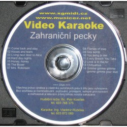 DVD KARAOKE KOMPILACE ZAHRAČNÍ PECKY I