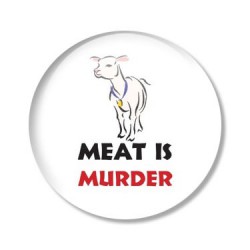 placka MEAT IS MURDER