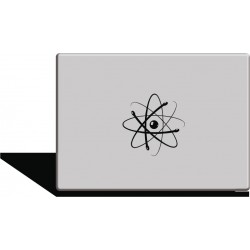 atom (samolepka na notebook-atom)