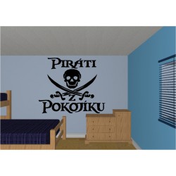 piráti z pokojíku (samolepka na zeď piráti z pokojíku)