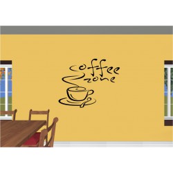 coffee zone (samolepka - coffee zone)