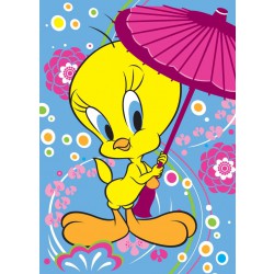 Dětský koberec Tweety Umbrella (Disney kusový koberec Tweet)