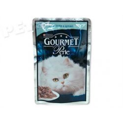 Kapsička Gourmet Perle pstruh + špenát - 85g