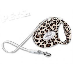 Vodítko Flexi Fashion Lady M Leopard - 1ks