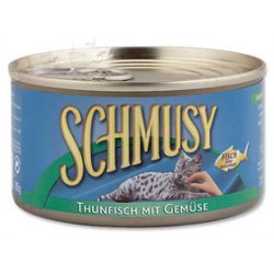 Konzerva Schmusy tuňák + zelenina - 185g