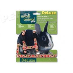 Postroj pro králíky Deluxe růžový - 1ks