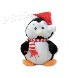 Hračka DogIt Penguin X-MAS 25 cm - 1ks