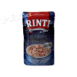 Kapsička Rinti Filet kuře + šunka - 150g