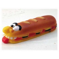 Hračka hotdog vinylový 18 cm - 1ks