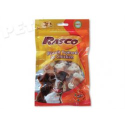 Pochoutka Rasco sušenky obalené kuřecím masem - 80g