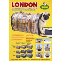 Přepravka-přenoska-Taška pro psy LONDON, vel.  L - 48 x 30 x 30 cm
