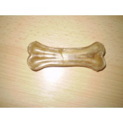 Kostička - pamlsek pro psa z buvolí kůže 10 cm, vel. 10 cm