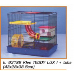 TEDDY LUX 1 + tuba -  pro křečka či jiné hlodavce, vel. 43x28x38,5