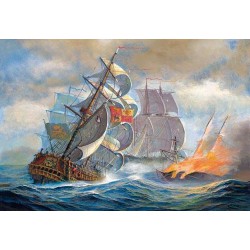 Puzzle 500 dílků - Námořní bitva