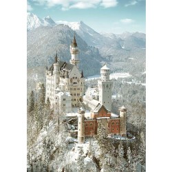 Puzzle 1000 dílků Neuschwanstein v zimě (Německo)