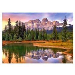 Puzzle 1000 dílků - Castle Mountain (Banff National Park, Ca)