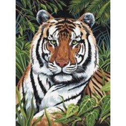 Malování podle čísel, na plátno - Tygr