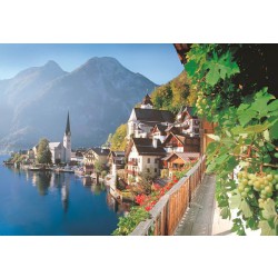 Puzzle 2000 dílků- Hallstatt, Rakousko (Hallstatt, Rakousko)