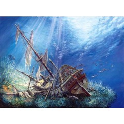 Puzzle 2000 dílků - Potopená loď (Potopená loď)
